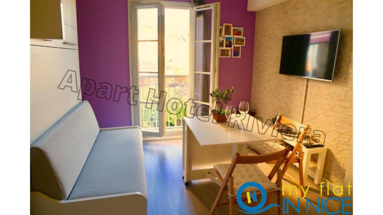 Aparthotel Riviera Nice Cote D'Azur - Old Town - Studio Ac - Sea View - 50M Promenade Des Anglais- La Maison Linda エクステリア 写真