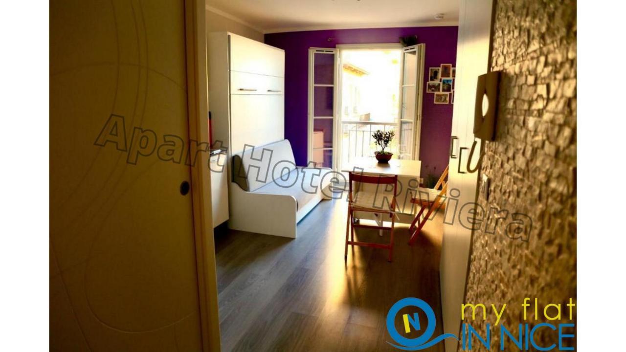 Aparthotel Riviera Nice Cote D'Azur - Old Town - Studio Ac - Sea View - 50M Promenade Des Anglais- La Maison Linda エクステリア 写真