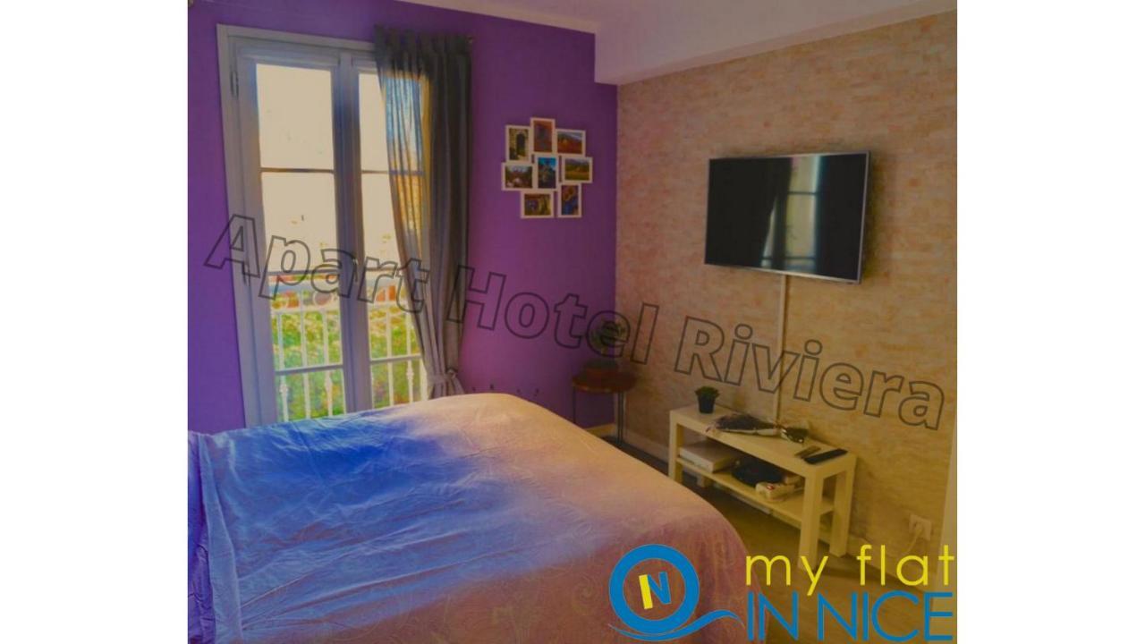 Aparthotel Riviera Nice Cote D'Azur - Old Town - Studio Ac - Sea View - 50M Promenade Des Anglais- La Maison Linda エクステリア 写真