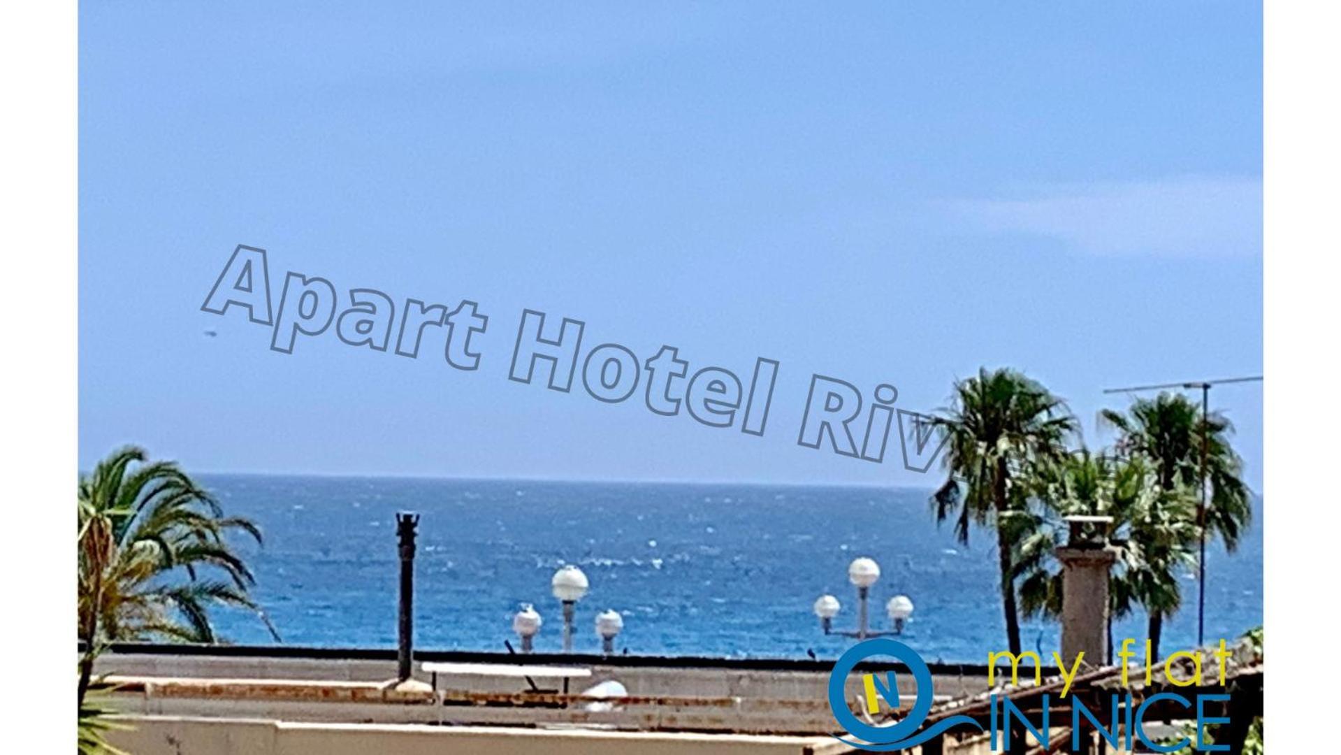 Aparthotel Riviera Nice Cote D'Azur - Old Town - Studio Ac - Sea View - 50M Promenade Des Anglais- La Maison Linda エクステリア 写真