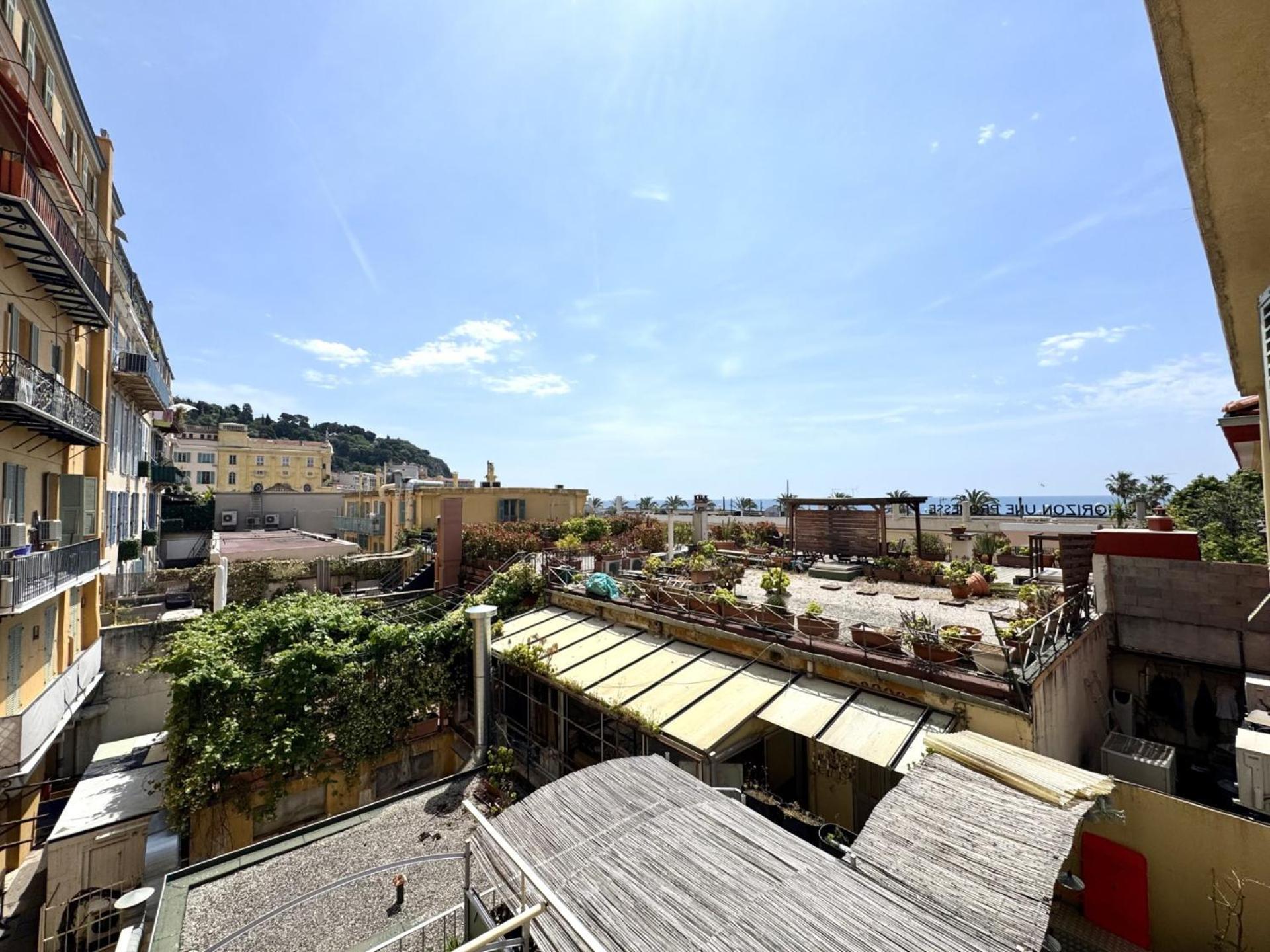 Aparthotel Riviera Nice Cote D'Azur - Old Town - Studio Ac - Sea View - 50M Promenade Des Anglais- La Maison Linda エクステリア 写真